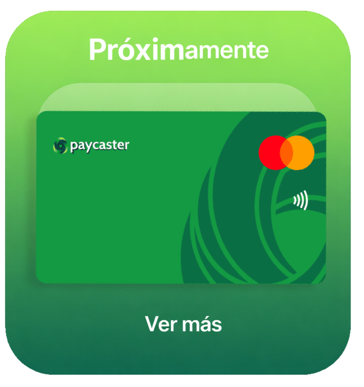 Tarjeta Paycaster - Próximamente