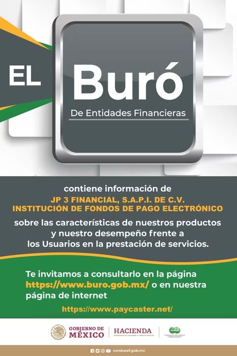 Buró de Entidades Financieras - Información sobre JP 3 Financial